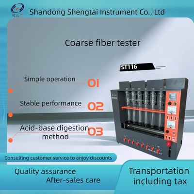 Food Testing Instruments ST116 Equipment for Raw Fiber determination Comply with GB/T5515 and GB/T6434 standards