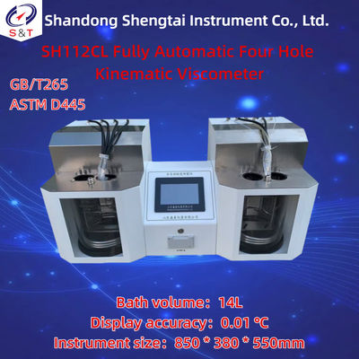 Fully Automatic Four Hole Kinematic Viscometer ASTM D445 Light colored petroleum