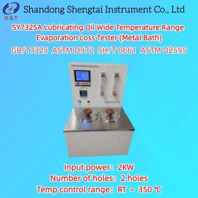 Lubricating Oil Wide Temperature Range Evaporation Loss Tester Metal Bath ASTM D2595