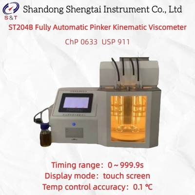 Fully Automatic Pincus Viscometer with 0.6-17000mm2/s Measurement Range and 5-100℃ Temperature Control