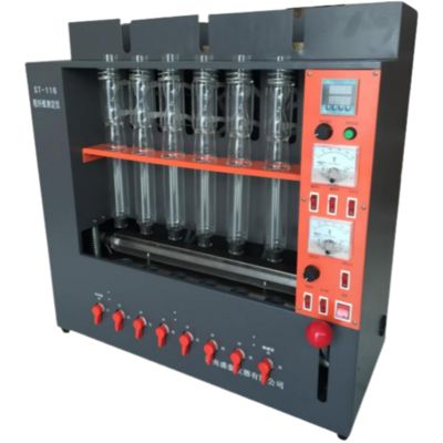 6 Samples Lab Coarse Fiber Tester Acid-Base Digestion Method Feed Grains ISO 6865:2000