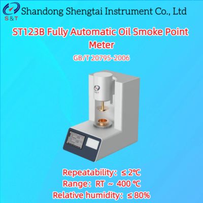 Fully Automatic Oil Smoke Point Meter Wavelength 380nm~ 780nm RT ~ 400 ℃ GB/T 20795