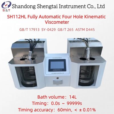 Fully Automatic Four Hole Kinematic Viscometer 14L RT ～ 100 ℃ Dark Petroleum ASTM D445