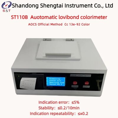 Rapeseed Oil Auotomatic Lovibond Colorimeter Stability ≤0.2/10min Cc 13e-92 Color