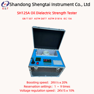 ASTM D1816 Insulating Oil Breakdown Transformer Oil Withstand Voltage Tester Test AC0 ～ 80KV