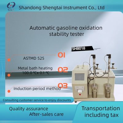 Automatic gasoline oxidation stability tester (induction period method) Metal bath heating