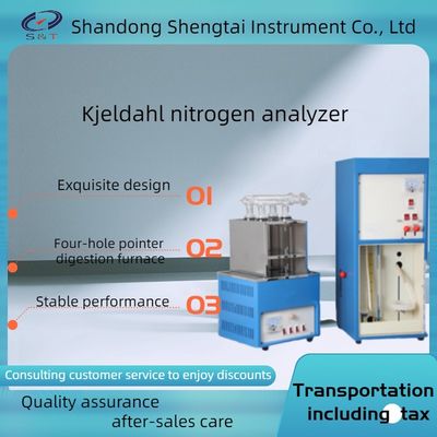 China Laboratory Fully Automatic Kjeldahl Nitrogen Analyzer Kjeldahl ApparatusST-04BS protein determination instrument