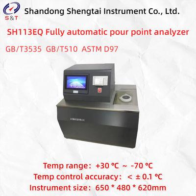 Single Hole Fully Automatic Pour Point Analyzer ASTM D97 Data Storage 199 Sets