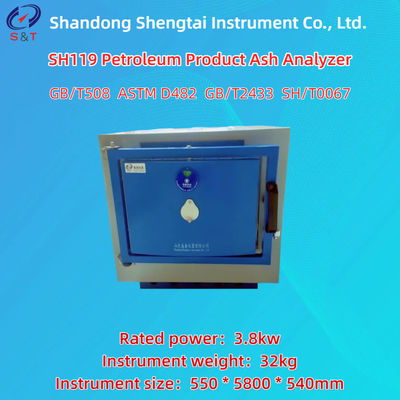 Petroleum Product Ash Analyzer Room Temp ～ 1000℃ Sulphated Ash ASTM D482