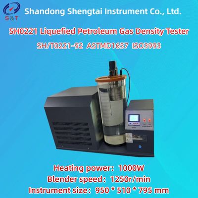 Liquefied Petroleum Gas Light Hydrocarbon Density Tester 15 ± 0.2 ℃ Or 20 ± 0.2 ℃ ASTMD1657
