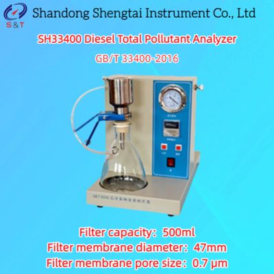 Diesel Total Pollutant Content Tester Capacity 500ml Weighing Method GB/T 33400