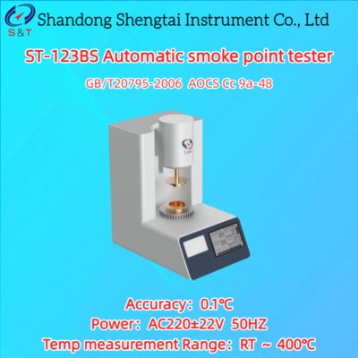 Automatic Smoke Point Tester RT ~ 400℃ PT100 Temp Sensor GB/T20795-2006