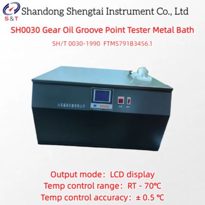 Δοκιμαστής Σημείου Αυλάκωσης Λαδιού Γρανάζι RT - 70℃ Μεταλλικό Λουτρό Οθόνη LCD ± 0.5 ℃ FTMS791B3456.1