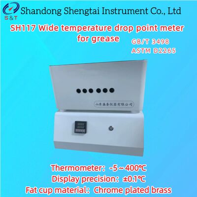 Μετρητής σημείου πτώσης γράσου ευρέος εύρους θερμοκρασίας 6 οπών RT ～ 400℃ Μεταλλικό λουτρό ASTM D2265