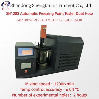 Δύο τρύπες αυτόματος δοκιμαστής σημείου κατάψυξης -70°C +30°C Ανακίνηση 1200r/min ASTM D1177