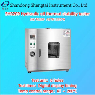 6 Οπών Υδραυλικού Λαδιού Δοκιμαστής Θερμικής Σταθερότητας RT ～ 200℃ A1-3 Αργιλίου ASTM D2070