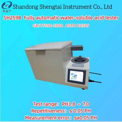 Πλήρως Αυτόματος Ελεγκτής Οξύτητας Υδατοδιαλυτών PH3.8 ～ 7.0 Χρωματομετρική Μέθοδος ASTM D2599