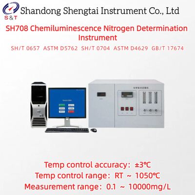 Όργανο προσδιορισμού αζώτου χημειοφωταύγειας 0.1 ～ 10000mg/L ASTM D4629