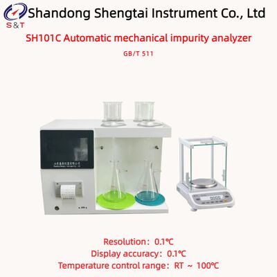 GB/T 511 Hydraulic Oil Mechanical Impurity Analyzer Resolution 0.1℃ 7-Inch LCD Display SH101C