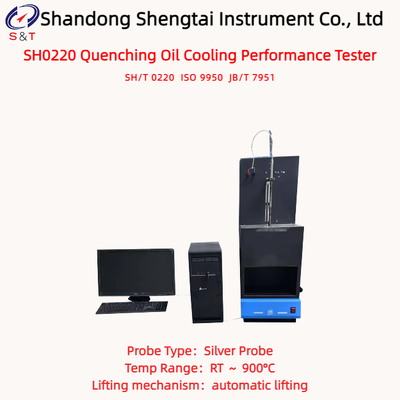 Quenching Oil Cooling Performance Analyzer RT ～ 900°C Silver Probe ISO 9950
