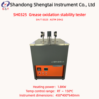 ASTM D 942 Δοκιμαστής σταθερότητας οξείδωσης διπλής οπής για λιπαντικά γράσα RT ～ 150°C