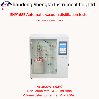 ASTM D1160 Automatic Reduced Pressure Vacuum Distillation Analyzer -40℃ ～ RT Or RT ～ 500°C